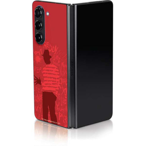 Nightmare on Elm Street Dont Fall Asleep Galaxy Z Fold5 5G Skin